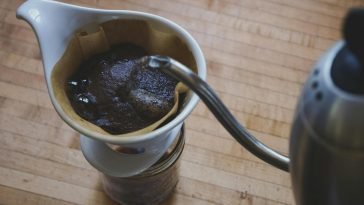 coffee brewing pour over
