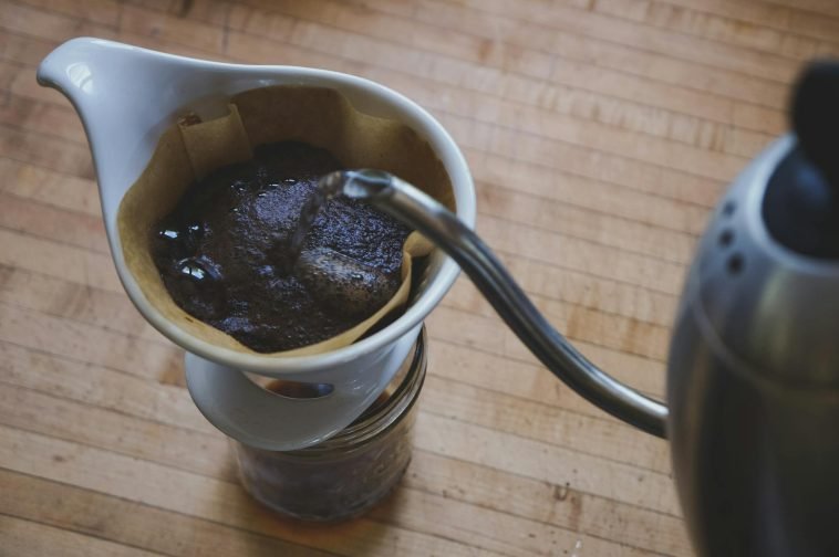coffee brewing pour over