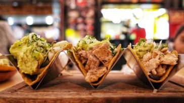 mexican tacos street food colorful