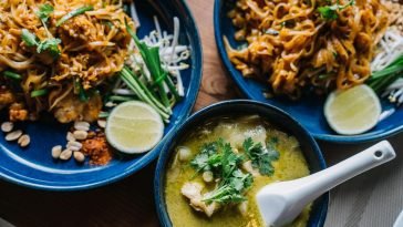 thai green curry bowl rice