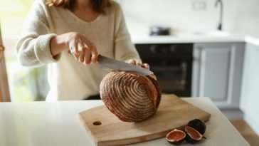 sourdough bread rustic kitchen