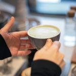 matcha latte green tea cup