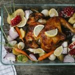 one pan chicken vegetables roasted