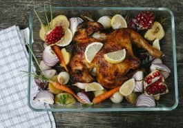 one pan chicken vegetables roasted
