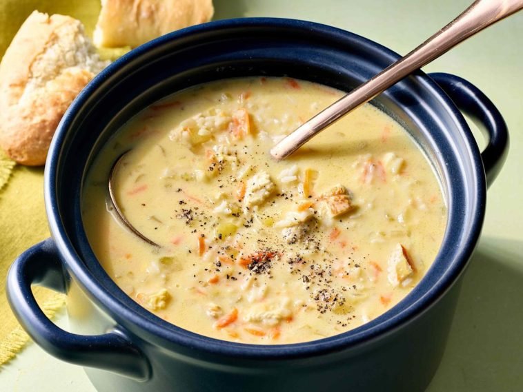 My Secret for Seriously Creamy Chicken Noodle Soup (It's SO Good!)